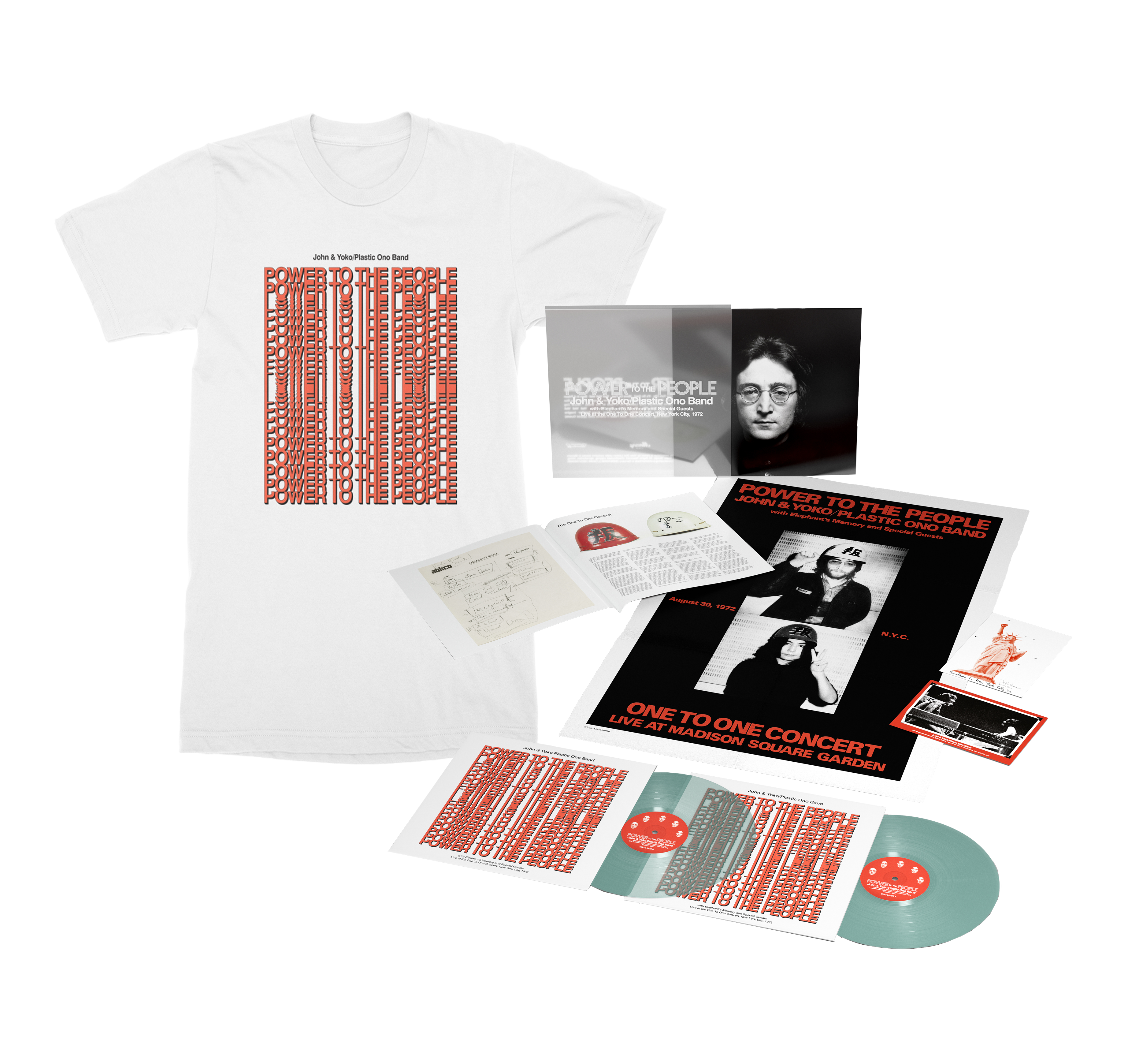 Power To The People 2LP Color + T-Shirt Bundle