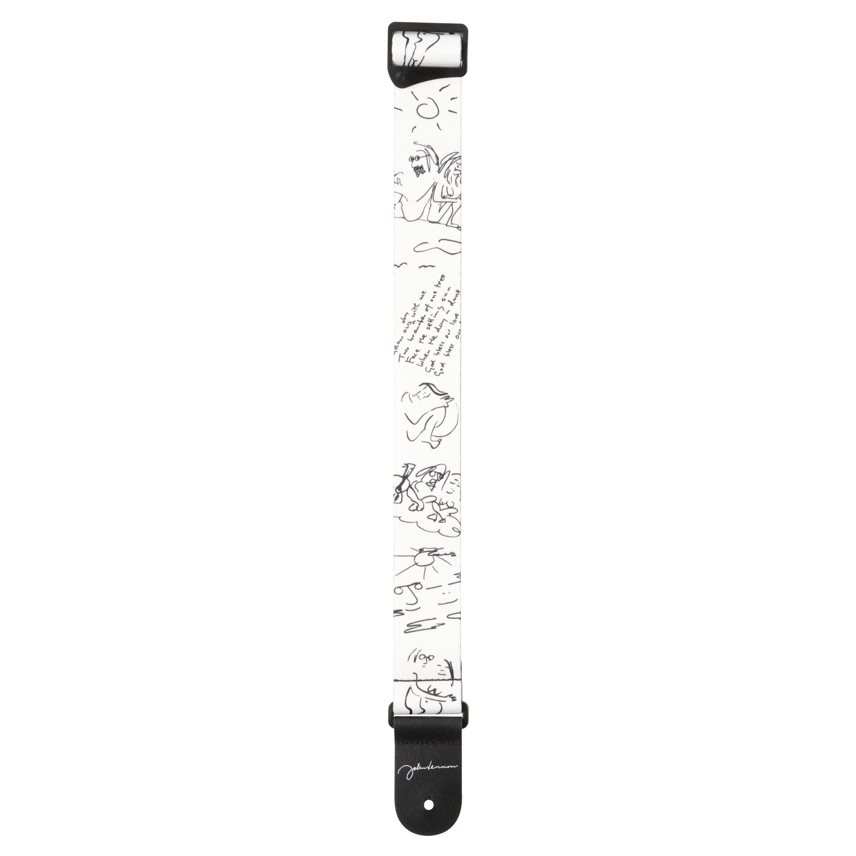 John Lennon - D'Addario Lennon Art Series Polyester Strap John & Yoko