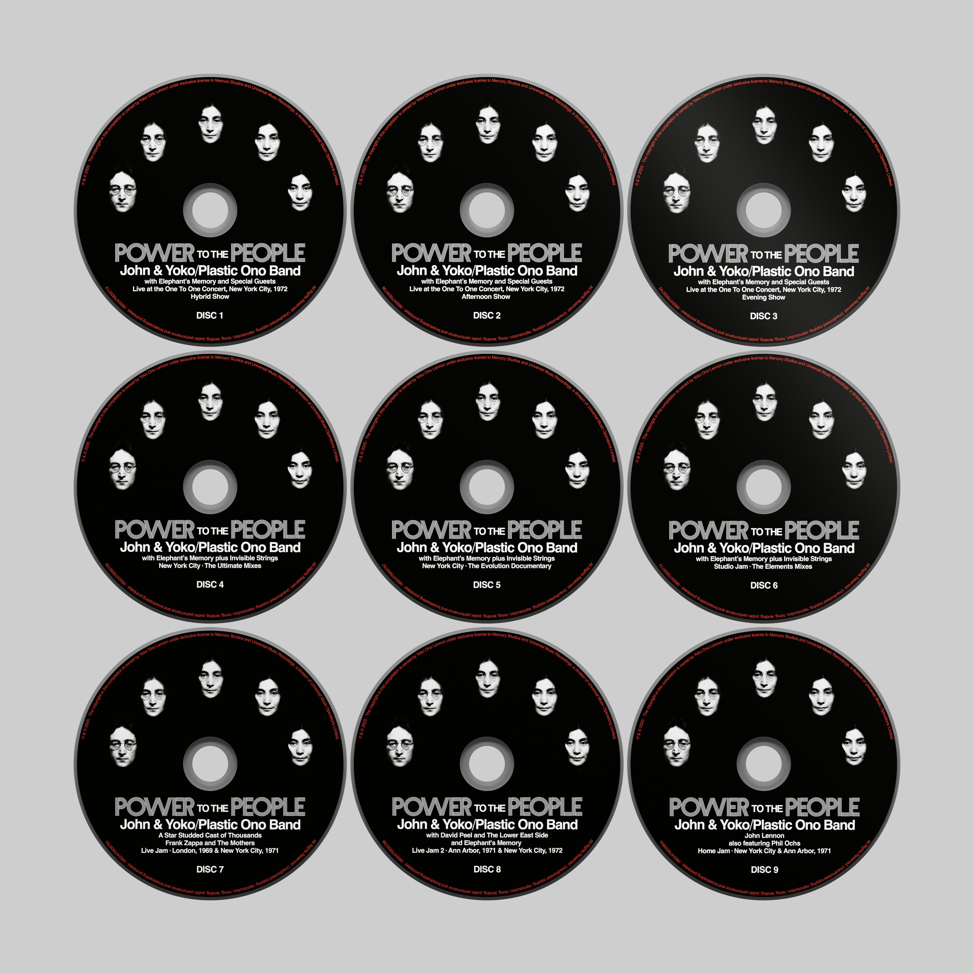 Power to the People 9CD + 3 Blu-ray Boxset - John Lennon