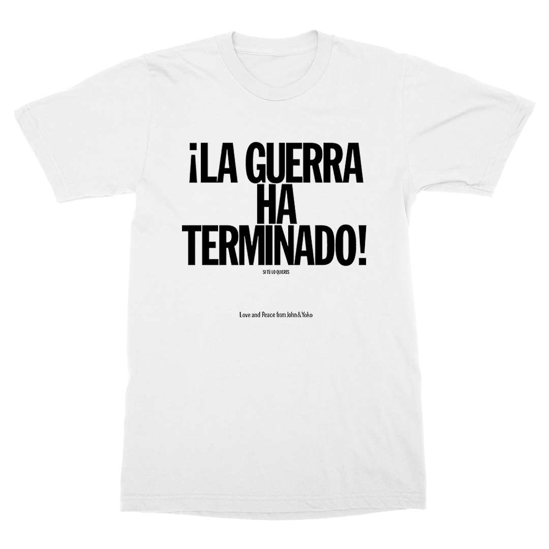 John Lennon - War Is Over T-Shirt - Spanish