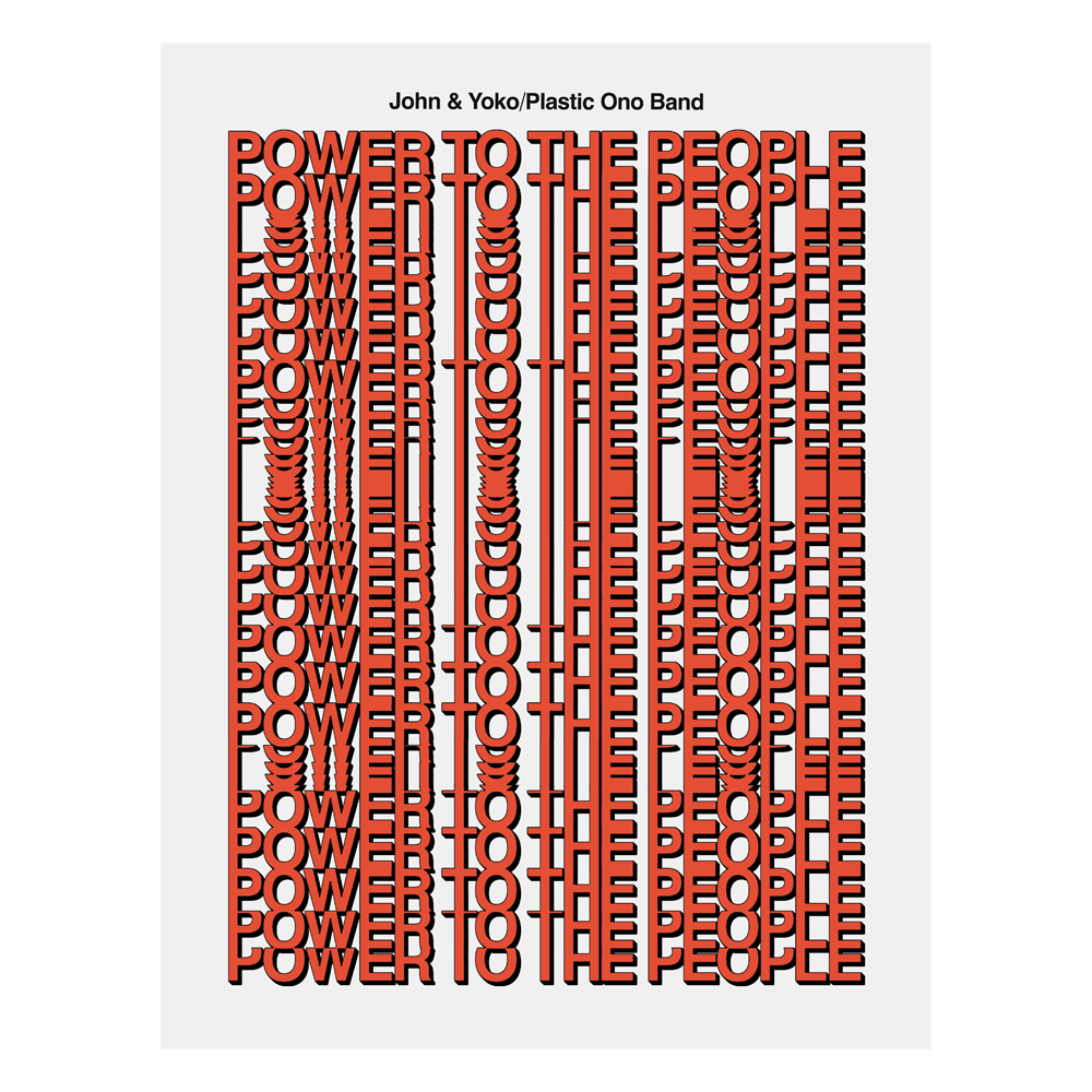 John Lennon - Power to the People Lithograph