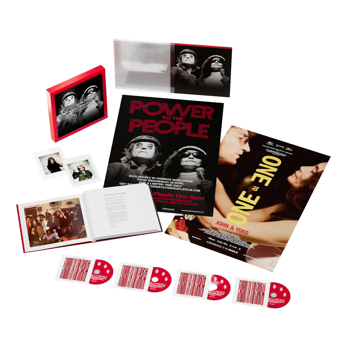John Lennon, Yoko Ono - Power To The People: 4 x Blu-ray Video Deluxe Box Set