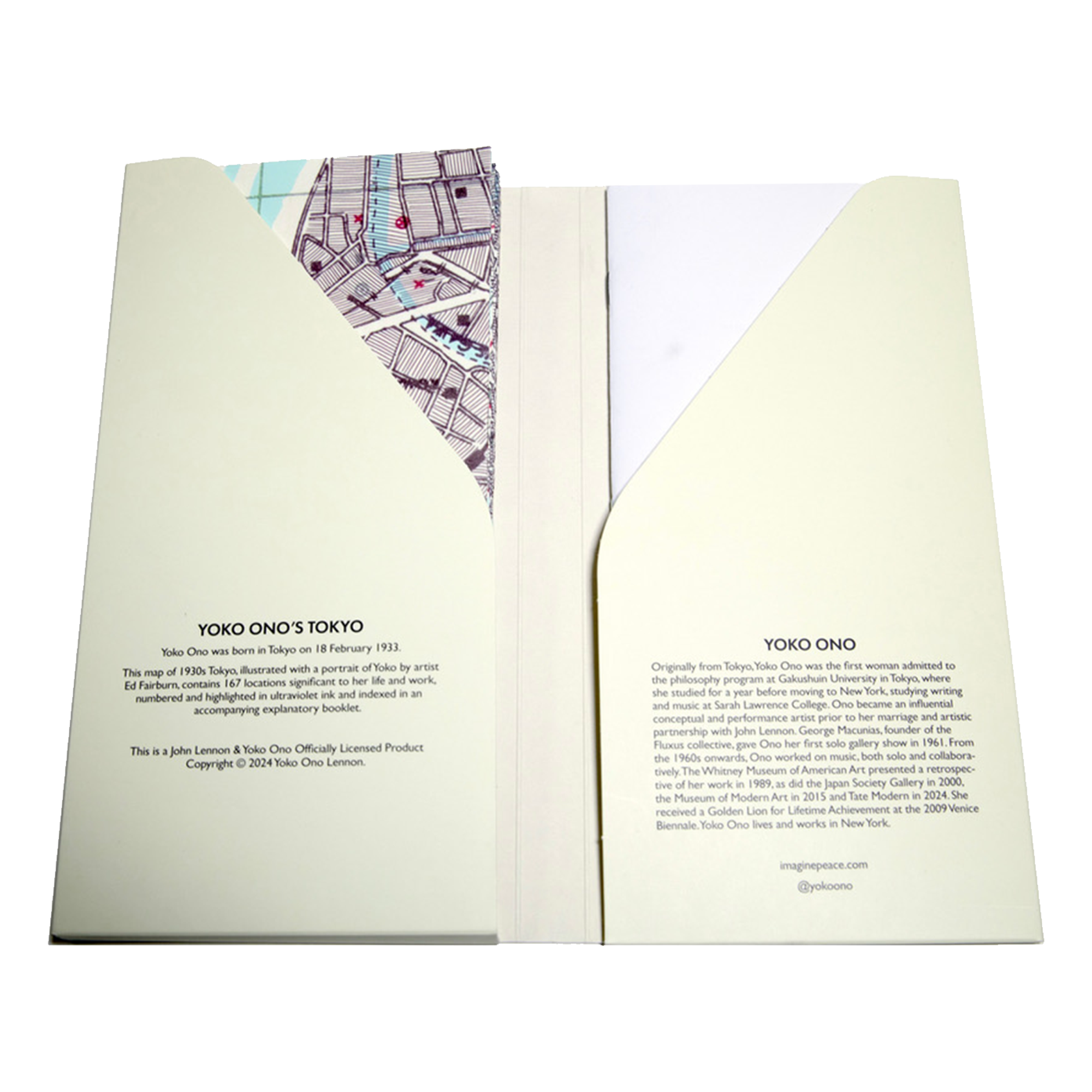 John Lennon, Yoko Ono - “Yoko Ono’s Tokyo”<BR>Map & Booklet